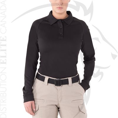 FIRST TACTICAL WOMEN PERFORMANCE LONG POLO - BLACK - MD