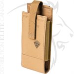 FIRST TACTICAL MEDIA POUCH LG - COYOTE