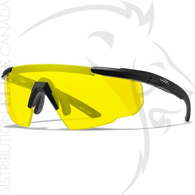 WILEY X SABER ADVANCED YELLOW LENS / MATTE BLACK FRAME