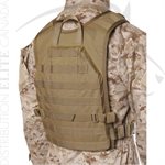 BLACKHAWK LIGHTWEIGHT PLATE CARRIER HARNESS SM / MD COYOTE TAN