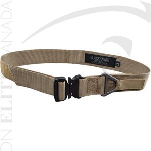 BLACKHAWK RIGGER'S BELT W / COBRA BUCKLE SMALL (UP TO 34in) DESERT SAND