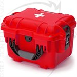 NANUK 908 CASE EMPTY W / FIRST AID LOGO - RED