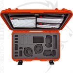 NANUK 935 CASE W / LID ORGANIZER / FOAM 2 BODIES DSLR - ORANGE