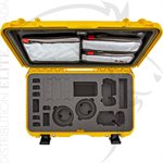 NANUK 935 CASE W / LID ORGANIZER / FOAM 2 BODIES DSLR - YELLOW