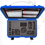 NANUK 935 CASE W / LID ORGANIZER / FOAM 2 BODIES DSLR - BLEU