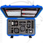 NANUK 935 CASE W / LID ORGANIZER / FOAM 2 BODIES DSLR - BLEU