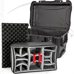 NANUK 938 CASE W / PADDED DIVIDER - NOIR