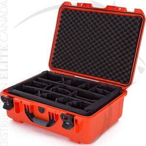 NANUK 940 CASE W / PADDED DIVIDER - ORANGE