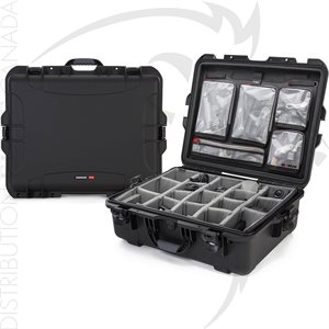 NANUK 945 CASE W / LID ORGANIZER / PADDED DIVIDER - NOIR