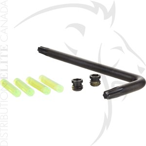 TRIJICON DI NIGHT SIGHT VERT FIBER & NOIR RETAINER REPLC KIT