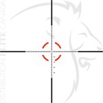 TRIJICON CREDO HX 1-6X24 FFP - MOA SEGMENTED CIRCLE - ROUGE