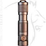 FENIX E05R RECHARGEABLE KEYCHAIN FLASHLIGHT - BROWN