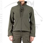 FIRST TACTICAL WOMEN SOFTSHELL SHORT JACKET - OD GREEN - 2X