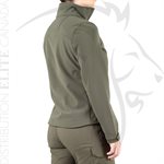 FIRST TACTICAL WOMEN SOFTSHELL SHORT JACKET - OD GREEN - 2X