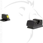 TRIJICON HD XR NIGHT SIGHTS - FN .40 - YELLOW FRONT