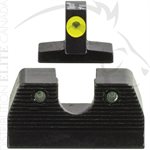 TRIJICON HD XR NIGHT SIGHTS - FN .40 - YELLOW FRONT