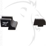 TRIJICON HD XR NIGHT SIGHTS - GLOCK LG FRAMES - YELLOW FRONT