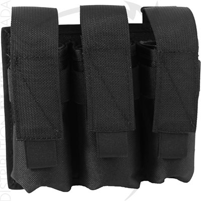 HI-TEC 38MM & 40MM TRIPLE MUZZLE BLAST POUCH - LOC-STICK