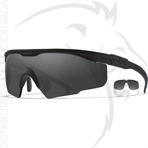 WILEY X PT-1 GREY / CLEAR / MATTE BLACK FRAME